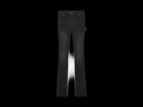 AMIRI Stacked Flare Jeans Aged Black