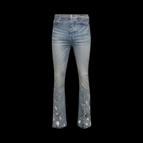 Amiri Stacked Flare Jean 'Clay Indigo'