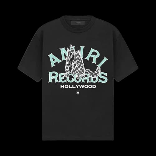 Amiri Records Wolf T-Shirt 'Black'