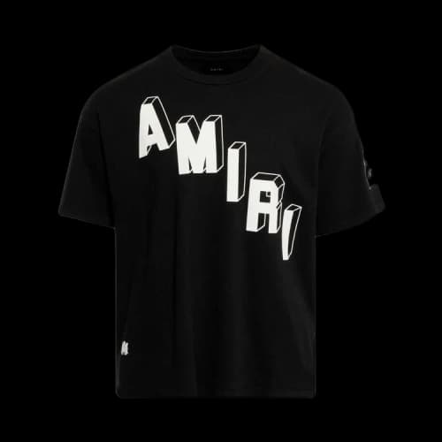 Amiri Flocked Hockey Skater Tee 'Black'