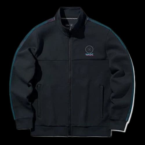 Li-Ning Wade Series Sports Cardigan Stand Collar Black