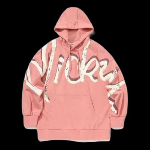 Li-Ning x Disney Mickey Loose Apricot Hoodie 'Pink White' (Women's)