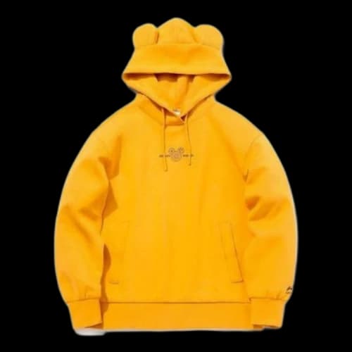 Li-Ning x Disney Mickey Mouse Crossover Pattern Hoodie 'Yellow' (Women's)