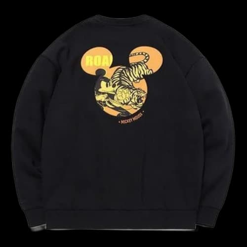 Li-Ning x Disney Crossover Round Neck Pullover 'Black Yellow'