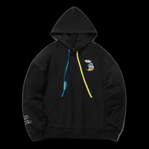 Li-Ning x Disney Crossover Embroidered Pullover Hoodie 'Black' (Women's)