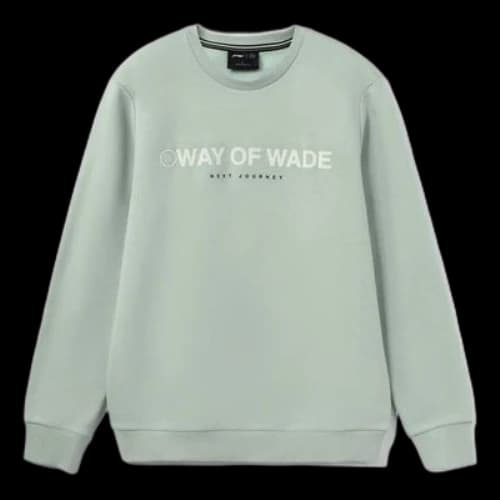 Li-Ning Wade Series Logo Printing Fleece Lined Stay Warm Reflective Pullover 'Green'