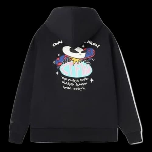 Li-Ning CF MARS Fashion Stay Warm Loose Pullover 'Black White'