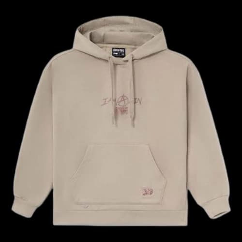 Li-Ning BadFive Sports Basketball Series Printing Loose Hoodie 'Beige' (Women's)