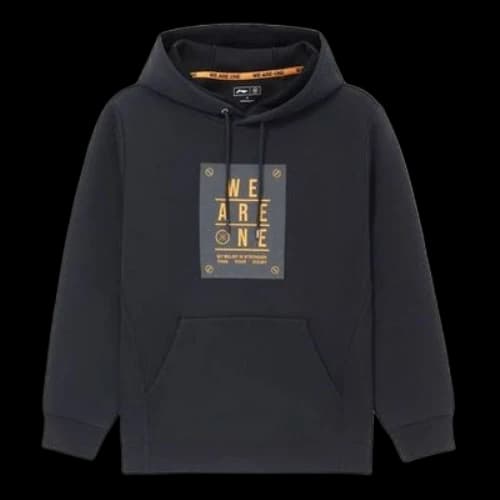 Li-Ning Wade Series Printing Hooded Pullover 'Black'