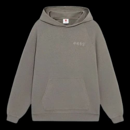 Li-Ning Vital Series Logo Embroidered Sports Pullover Hoodie 'Grey'