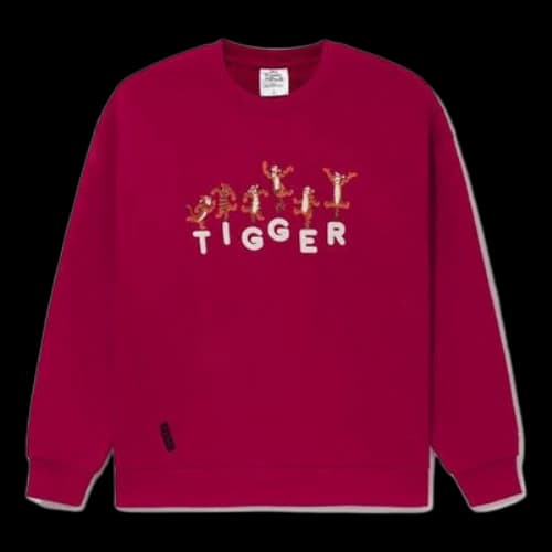 Li-Ning x Disney Crossover Series Cartoon Alphabet Printing Sports Loose Pullover Couple Style Chicago Bulls 'Red'