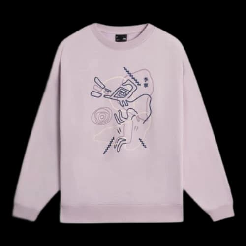 Li-Ning Graphic Sweatshirt 'Mauve' (Women's)