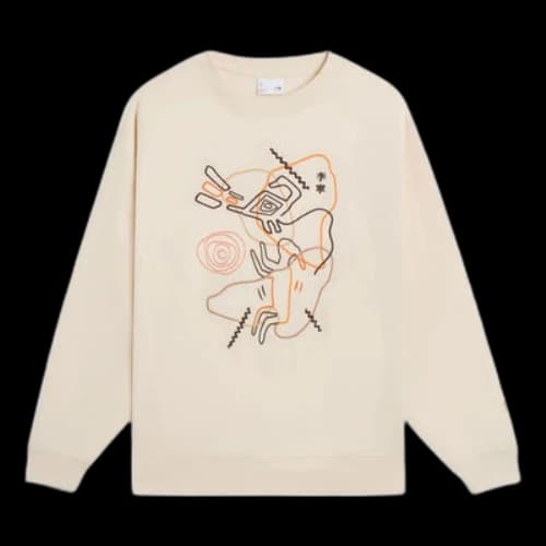 Li-Ning Graphic Fleece Sweatshirt 'Beige' (Women's)
