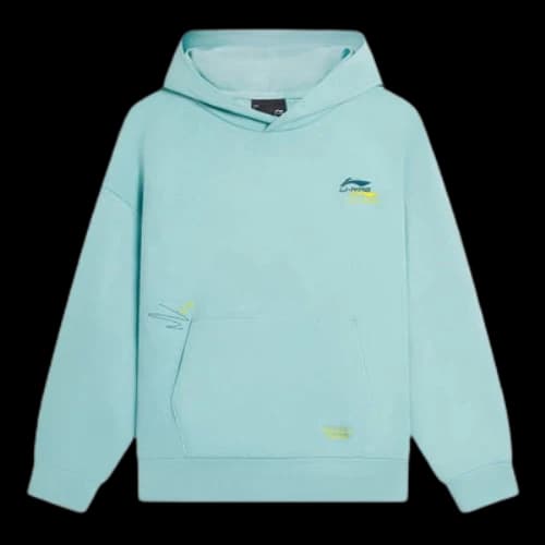 Li-Ning Anything Is Possible Graphic Hoodie 'Aqua Blue'