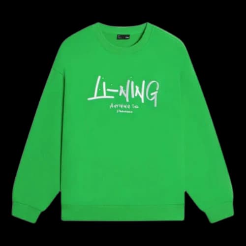 Li-Ning Anything Is Possible Graphic Sweatshirt 'Neon Green'