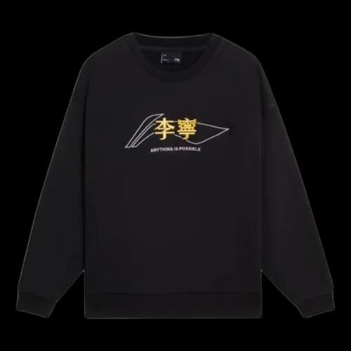Li-Ning Anything Is Possible Graphic Sweatshirt 'Black'