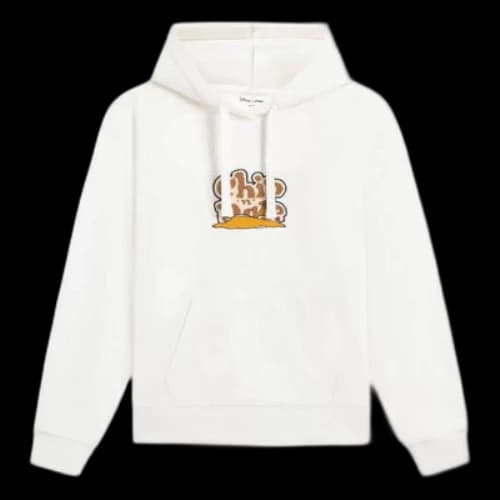 Li-Ning x Disney Chip 'n Dale Embroidered Logo Hoodie 'White' (Women's)