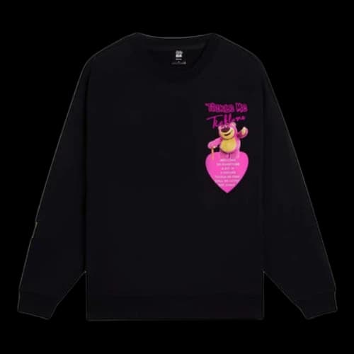 Li-Ning x Disney Toy Story Lotso Graphic Sweatshirt 'Black' (Women's)