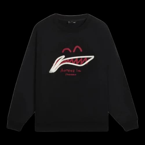 Li-Ning Anything Is Possible Graphic Sweatshirt 'Black'