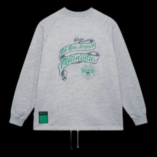 Li-Ning Lifestyle Vintage Graphic Printed Pullover 'Grey'