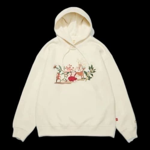 Li-Ning Lifestyle Graphic Printed Hooded Sweatshirt 'White' (Women's)