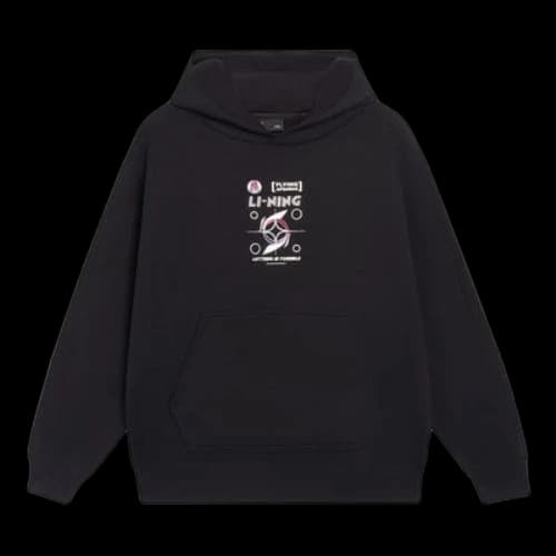 Li-Ning Sports Style Hoodie 'Black White'