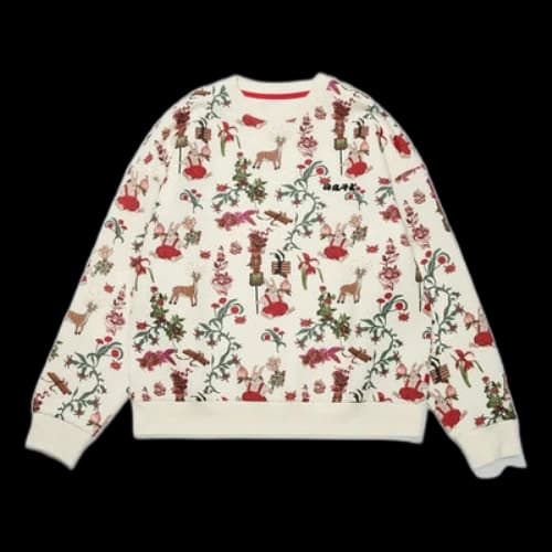 Li-Ning Rijindoujin Cartoon Graphic Sweatshirt 'Beige' (Women's)