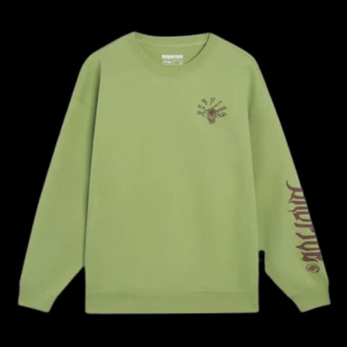 Li-Ning BadFive Hoops Graphic Sweatshirt 'Moss Green'