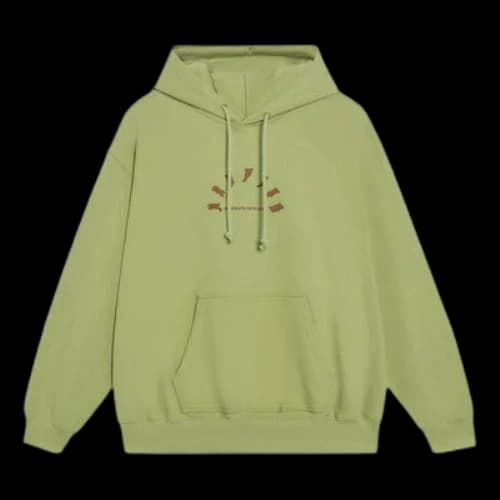 Li-Ning BadFive Cartoon Graphic Hoodie 'Moss Green'