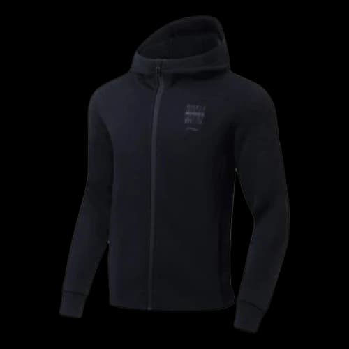 Li-Ning Logo Training Regular Fit Hooded Jacket 'Black'