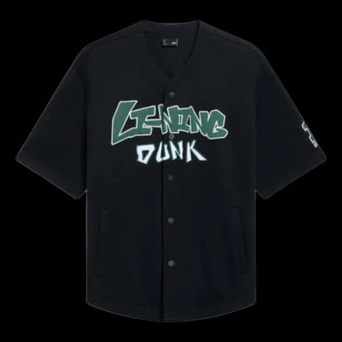 Li-Ning Hoops Graphic Loose Fit Shirt 'Black'