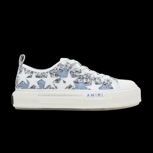 Amiri Stars Court Low 'Mohair Canvas - Blue' (Women's)
