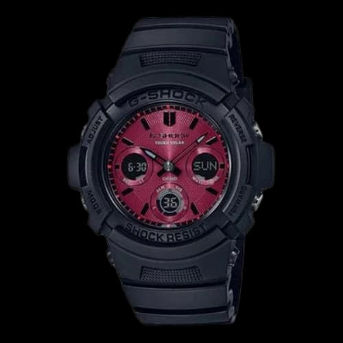 CASIO G-Shock Analog-Digital 'Black Red'