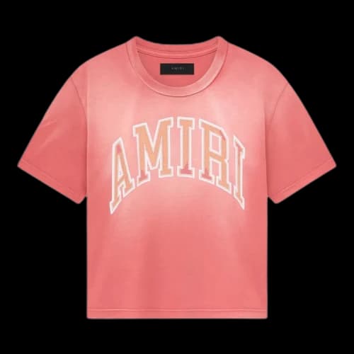 Amiri Vintage Baby Tee 'Flamingo Pink'