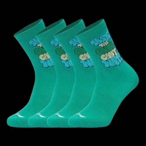 Li-Ning Skateboarding Graphic Socks (2-Pack) 'Green'