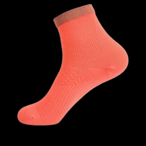 Li-Ning Running Mid Cut Socks 'Neon Orange'