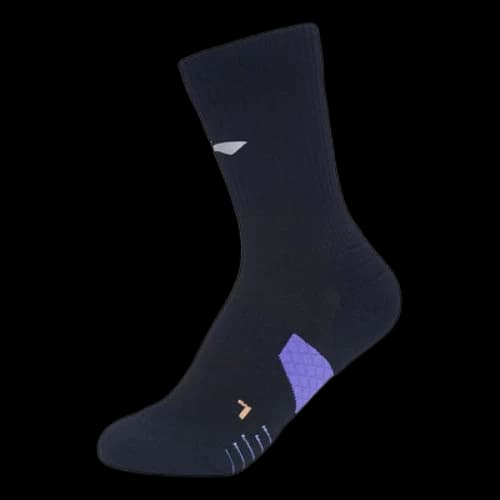 Li-Ning Professional Mid-Crew 3M Athletic Running Socks 'Black'