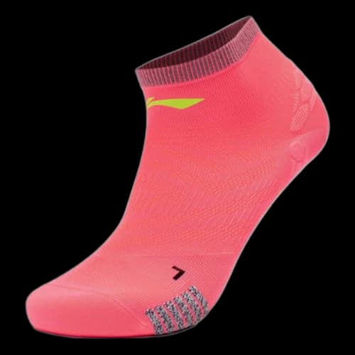 Li-Ning Running Short Socks 'Neon Red'