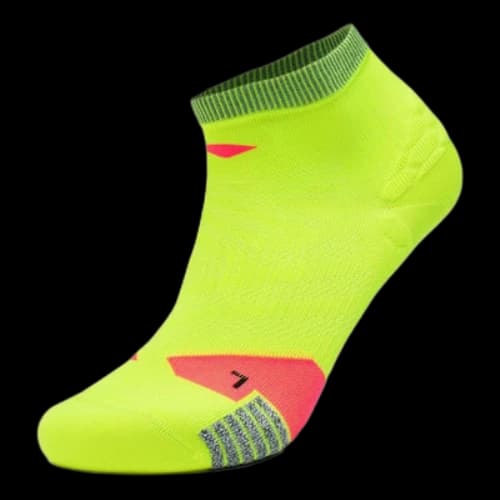 Li-Ning Running Short Socks 'Neon Yellow'