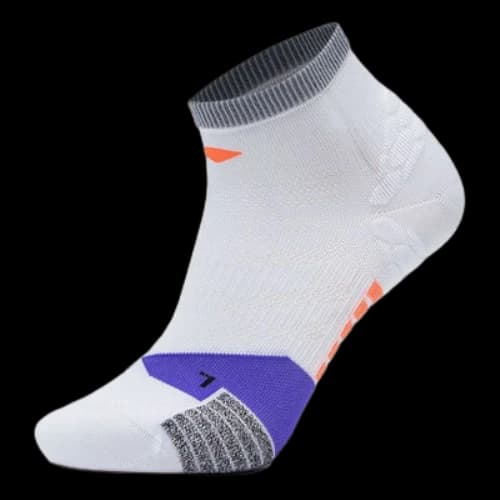 Li-Ning Running Short Socks 'White Purple'