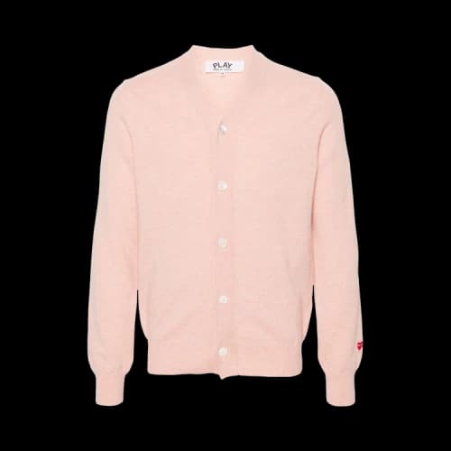 Comme des Garçons Play Knit Cardigan 'Light Pink'