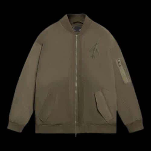 Li-Ning CF Logo Bomber Jacket 'Olive Green'