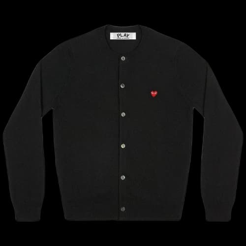 Comme des Garçons PLAY Mini Heart Cardigan 'Black'