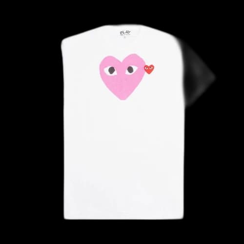 Comme des Garçons PLAY Hearts T-Shirt 'Pink'