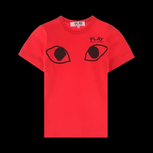 Comme des Garçons PLAY Eye Print T-Shirt 'Red'