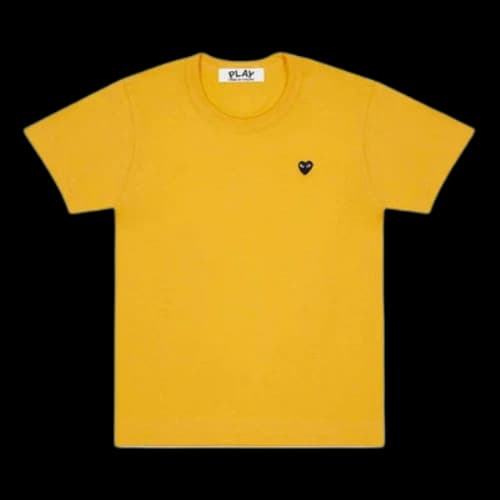 COMME des GARCONS PLAY Mini Logo Tee 'Yellow'