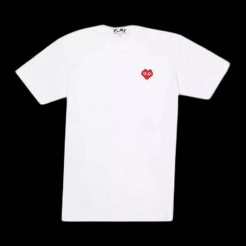 Comme des Garçons PLAY x Invader Heart Tee 'White'