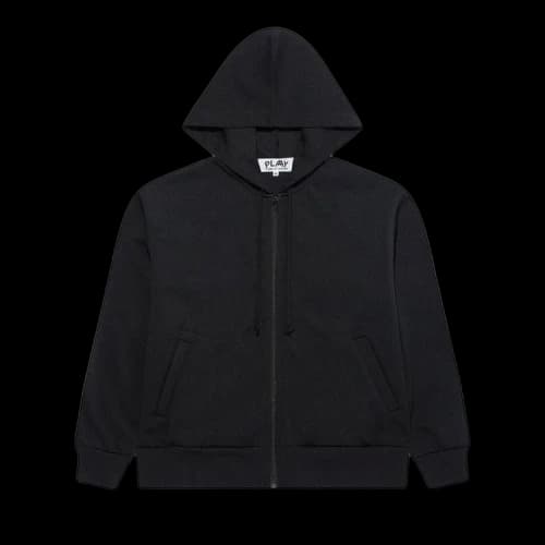 Comme des Garçons PLAY x Invader Pixel Heart Zip Hoodie 'Black'