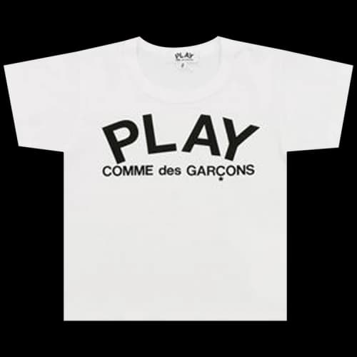 Comme des Garcons Play Kid's Logo T-shirt White