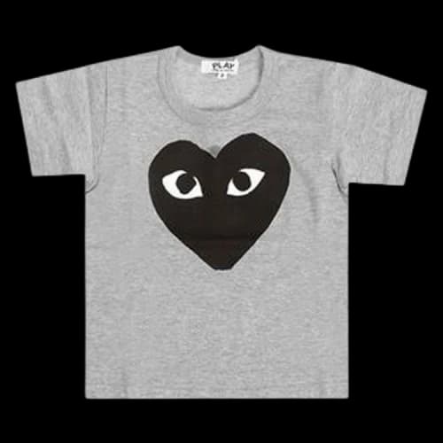 Comme des Garçons PLAY Kids Big Heart Logo T-Shirt 'Grey'